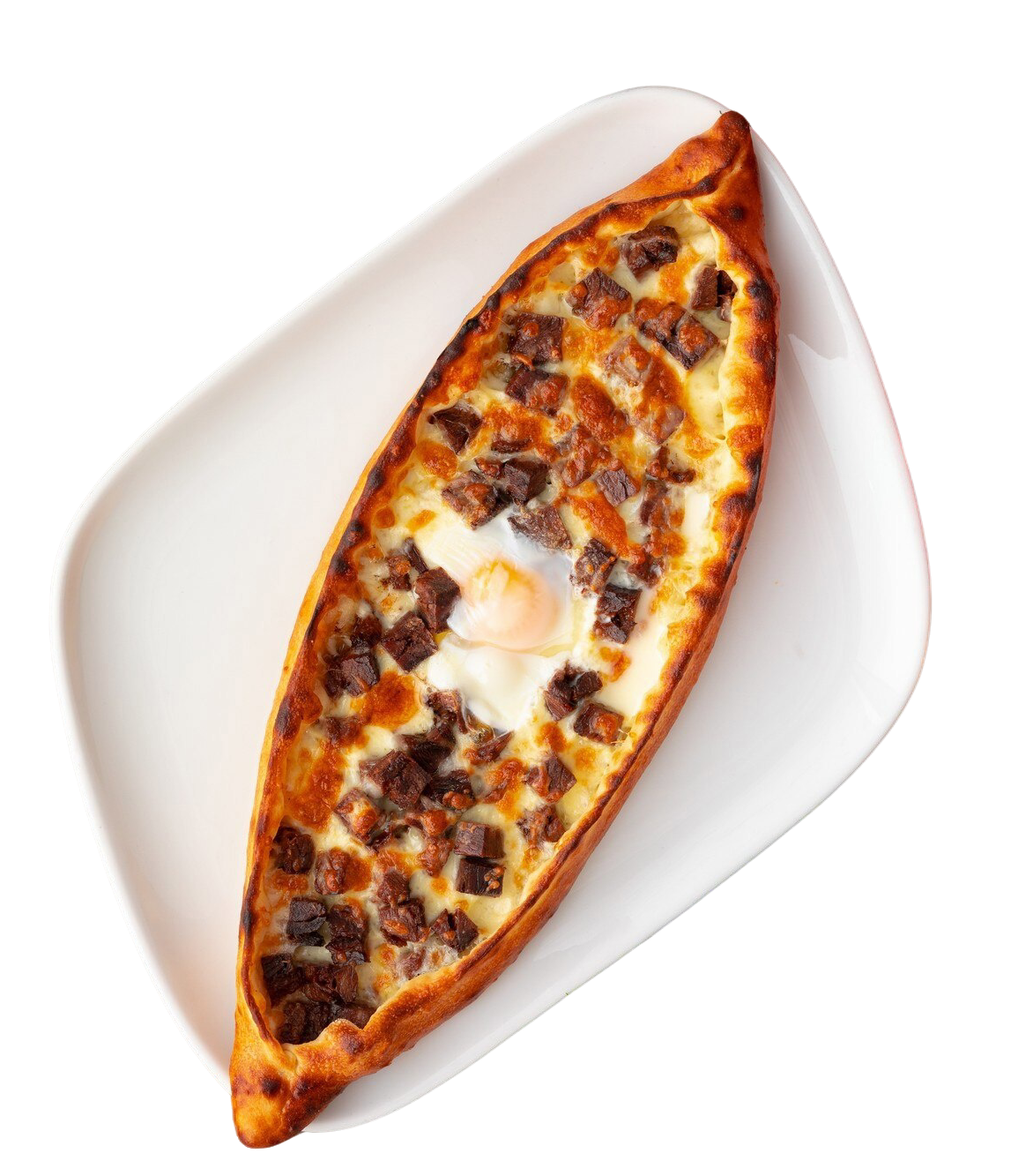 Pide with Sucuk and egg